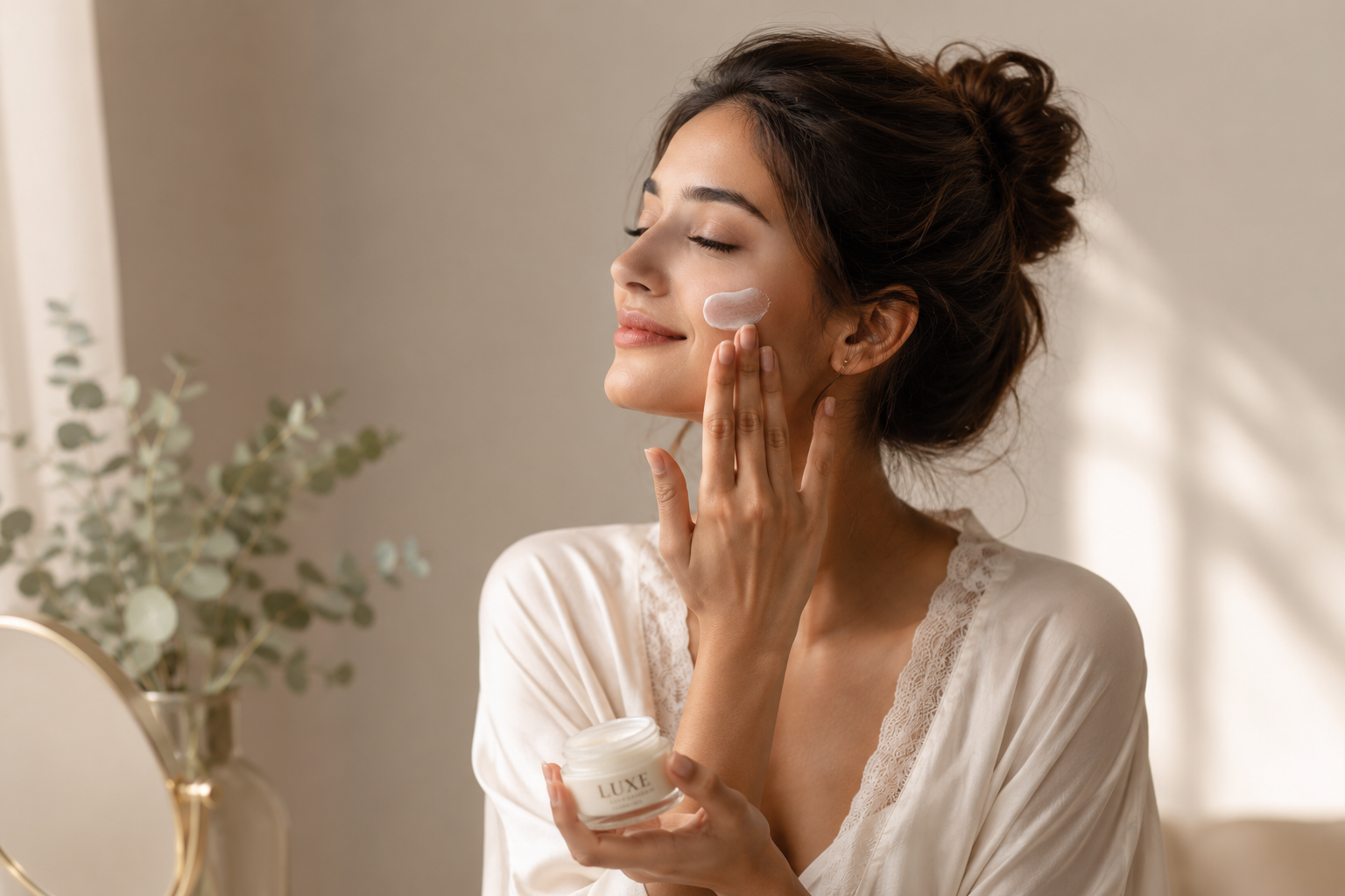 Skincare and glowing skin